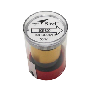Elemento de 50 Watt en linea 7/8" para Wattmetro BIRD 43 en Rango de Frecuencia de 800 a 1000 MHz.