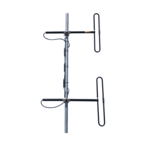 Antena Base Aérea de 2 Dipolos, 110-138 MHz, 3-5.6 dB, 28 MHz, 500 Watt, N Macho.