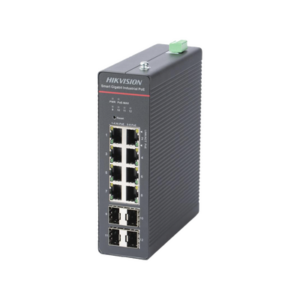 Switch Industrial No Administrable Gigabit / 6 Puertos Gigabit PoE+ (30 W) + 2 Puertos Gigabit PoE++ (60 W) / 2 Puertos SFP / 120 W Total / 48 a 57 VCD / Ideal para Proyectos / 300 Metros de Distancia