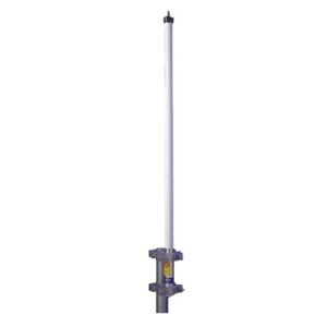 Antena base UHF 406-430 MHz, Fibra de Vidrio, 10 dB de Ganancia, Serie HX para Climas Extremos