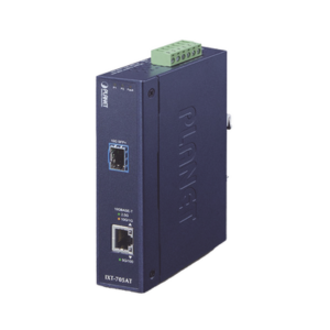 Convertidor de medios industrial de cobre 10G/5G/2.5G/1G/100M a 10GBASE-X SFP+