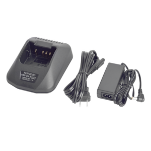 Cargador rápido de escritorio para baterías KNB-24LS, KNB-25A, KNB-26N, KNB-35L, KNB-40L, KNB-40LCV, KNB-55L, KNB-57L, KNB-79LCM.