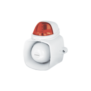 Sirena/luz estroboscópica autónoma: roja