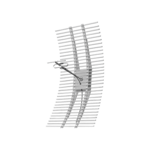 Antena Direccional Parabólica de Rejilla, 365-403 MHz, 15 dB de Ganancia, 38 MHz de Ancho de Banda, 250 Watt, N Macho.