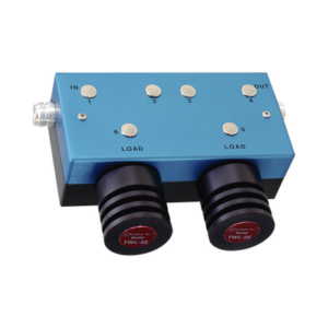 Aislador Doble para 118-174 MHz, 70 dB de Aislamiento, Ajustable en ± 4 MHz, hasta 100 Watt.