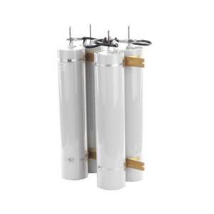 Duplexer Pasa-Banda-Rechazo de Banda, 148-174 MHz, 4 Cavidades (5"Dia.) 600 kHz, 1.5 dB, 350 Watt, N Hembras.