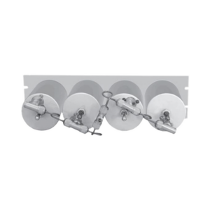 Duplexer Compacto Pasa Banda-Rechazo de Banda, 806-869 MHz, 4 Cav. (4" por Lado) 45 MHz, 1.0 dB, 250 Watt, N Hembras.