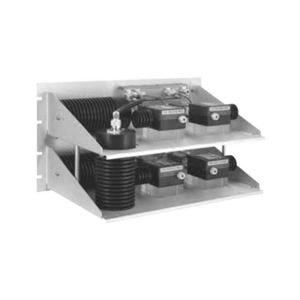 Combinador Hibrido para Rack 19", 400-512 MHz, 2 Canales, Doble Aislador, 100/ 150 Watt, N Hembras.