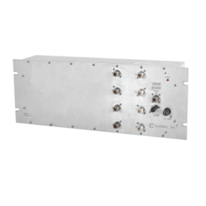 Multiacoplador UHF, 806-960 MHz, 8 puertos, 0-18 dB de Ganancia, 40 MHz, Montaje Rack 19", N Hembras.