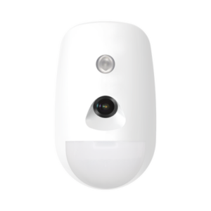 PIR con Cámara cableado / Bus Speed-X / Inmunidad a Mascotas 30 Kg / Rango de Detección de 12 mts / Angulo de 85.9° de Cobertura / Compatible con paneles AX Hybrid Pro