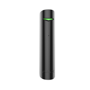 Detector de Rotura de Cristal GlassProtect Jeweller / 9 m Alcance / 180° Ángulo Horizontal / Comunicación Bidireccional 1000 m / Batería 7 Años / IP50 / Algoritmo Verificación 2 Factores / Color Negro