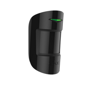 Sensor de Seguridad CombiProtect / Detección Movimiento PIR 12 m (39 ft) / Detección Rotura Cristal 9 m (30 ft) / Radio Jeweller 1200 m (3937 ft) / Autonomía 5 Años / Inmunidad Mascotas 20 kg / IP50 / Color Blanco