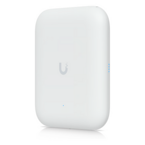 Access Point UniFi WiFi U7 Outdoor WiFi 7 802.11be doble banda, MU-MIMO 2x2 en cada banda, Puerto 2.5G, antena sectorial integrada 90° en 2.4 y 45° en 5 GHz, conectores para antenas omnidireccionales (incluidas), No incluye inyector POE
